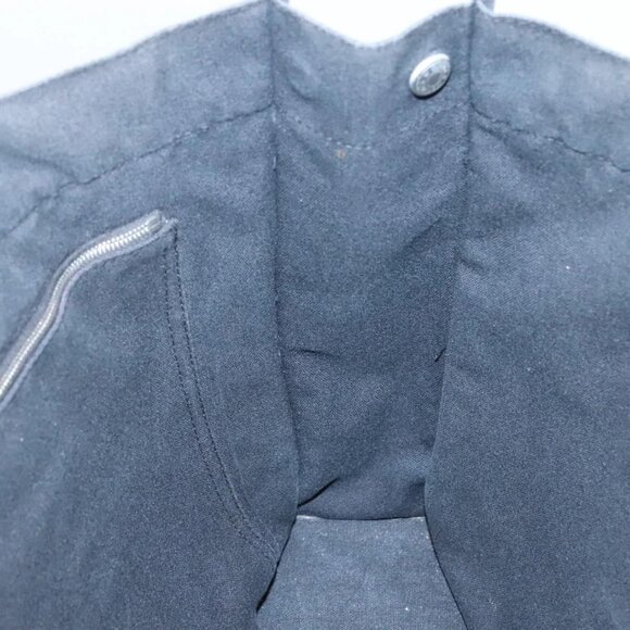 HERMES Fourre Tout MM Hand Bag Canvas Black Auth bs25852 - Picture 12 of 16